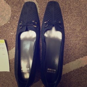 Stuart Weitzman Navy Suede Pumps